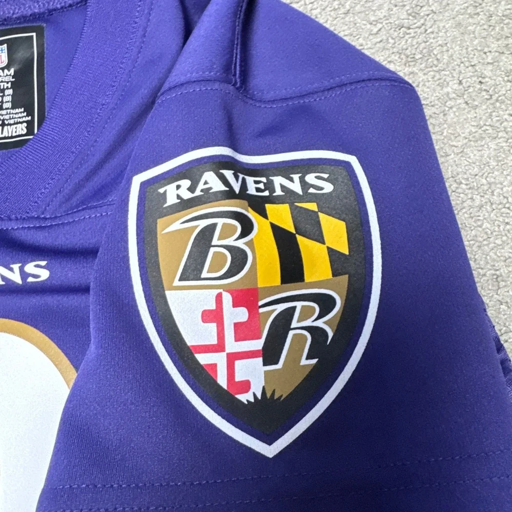 NFL Lamar Jackson Baltimore Ravens Youth Small 8 Football Jersey Purple